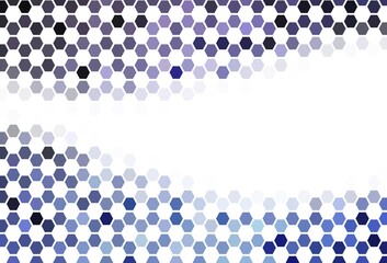 Light Blue, Green vector layout with hexagonal shapes.