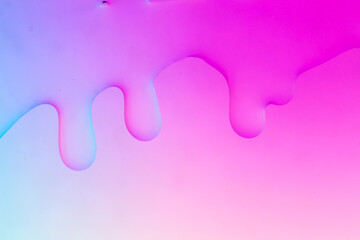 Color transparent fluid background material