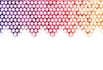 Light Blue, Green vector pattern with colorful hexagons.