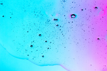 Color transparent fluid background material