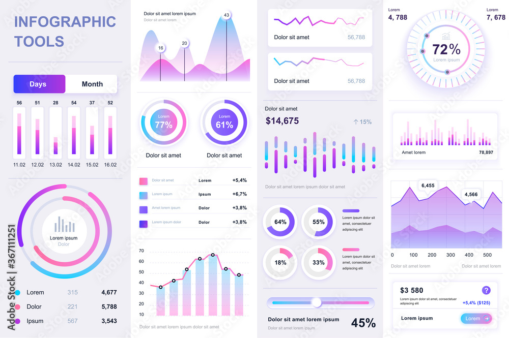 Poster bundle infographic ui, ux, kit elements. different charts, diagrams, workflow, flowchart, timeline, 