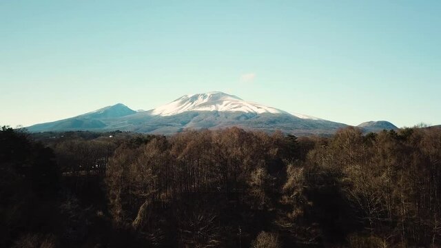 Aerial view of Mount Myoko , Niigata, Japan