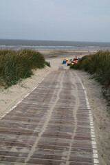 Der Weg zum Strand auf Langeoog