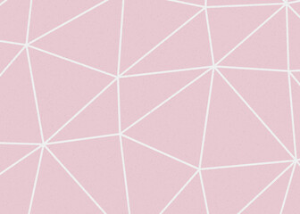 Fototapeta na wymiar Blush color Abstract color Low-Polygones Generative Art background illustration