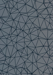 Obraz premium Cornflower Blue color Abstract color Low-Polygones Generative Art background illustration