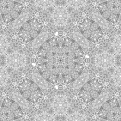 Vector ethnic line art hand drawn background