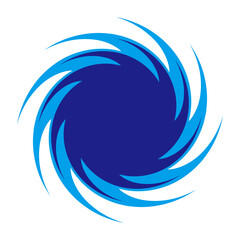 Typhoon image illustration