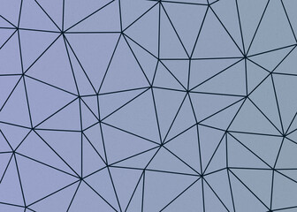Obraz premium Electric Blue color Abstract color Low-Polygones Generative Art background illustration