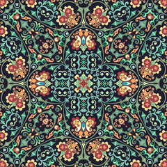 Vector ethnic nature ornamental background