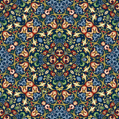 Vector ethnic nature ornamental background