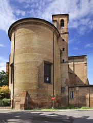 Church of St. John the Baptist in Ferrara. Italy