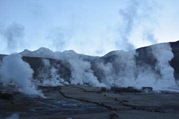 geyser in park national park