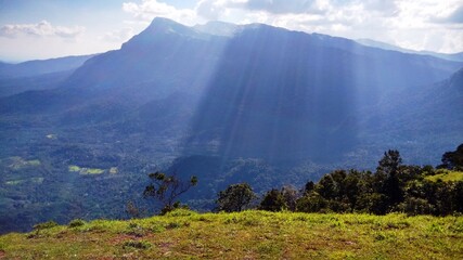 The mesmerising and breathtaking  natural scenery of Kudremukh near Maidadi of village Balige, Sunkasale, Karnataka, India