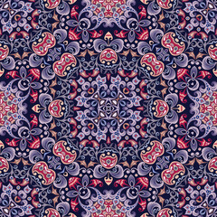 Vector ethnic nature ornamental background