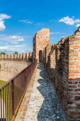 The walled town of Cittadella in Italy