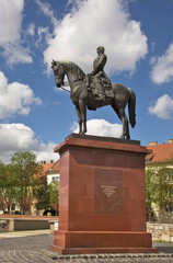 Equestrian statue of Artur Gorgei in Budapest. Hungary