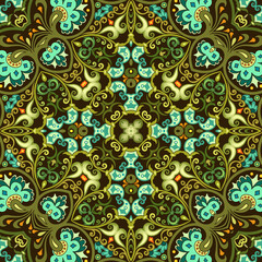 Vector ethnic nature ornamental background