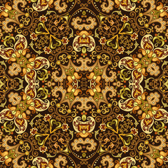 Vector ethnic nature ornamental background