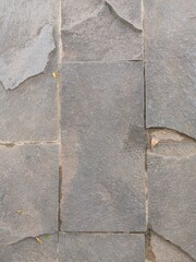 Gray tiled floor background with rough texture