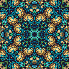 Vector ethnic nature ornamental background