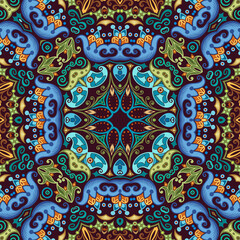 Vector ethnic nature ornamental background