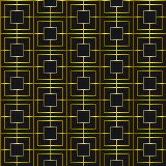 Premium luxury seasmless geometric golden pattern #3