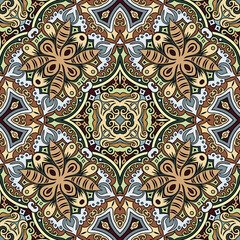 Vector ethnic nature ornamental background