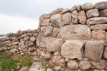 Talayotic stone construction on the island of Mallorca
