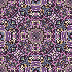 Vector ethnic nature ornamental background