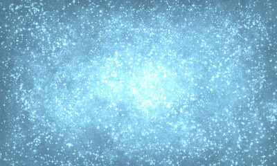 Obraz premium gwiaździsta przestrzeń kosmiczna w jasnoniebieskim kolorze z wieloma gwiazdami