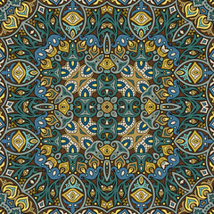 Vector ethnic nature ornamental background