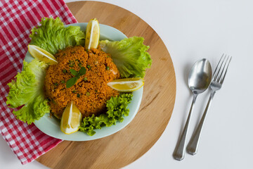 Traditional Turkish Kisir 