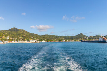 Tyrell bay view in Carriacou, Grenada