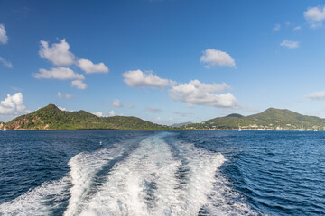 Tyrell bay view in Carriacou, Grenada