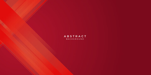 Abstract red square shape with futuristic corporate concept background