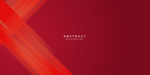 Obraz premium Abstract red square shape with futuristic corporate concept background