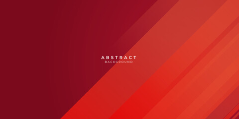 Abstract red square shape with futuristic corporate concept background