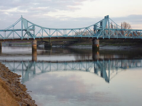 Blue bridge, deeside, wales
