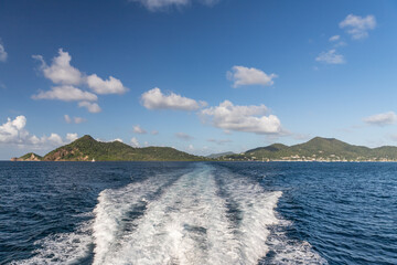 Tyrell bay view in Carriacou, Grenada