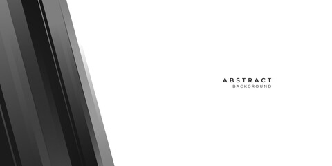 Black and white overlap background. Texture with dark metal pattern. Modern overlap dimension vector design.