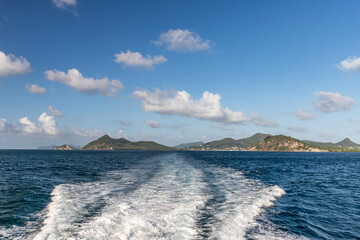 Tyrell bay view in Carriacou, Grenada