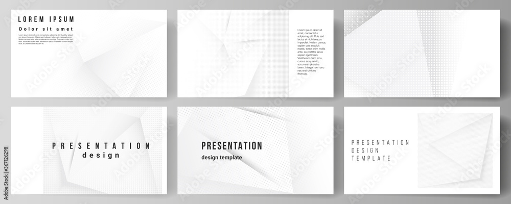 Poster vector layout of the presentation slides design templates, multipurpose template for presentation br