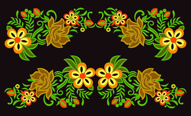 beautiful folk art, floral decoration
beautiful flower illustration
