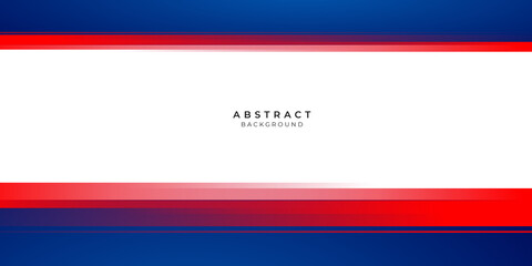 Simple minimalist red blue abstract background on white background for business and corporate concept. Suit for social media post template dan banner design