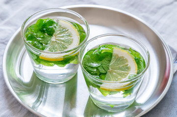 ハーブウォーター　レモン　ミント