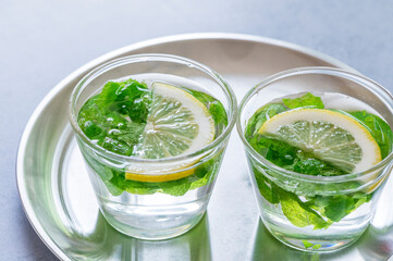 ハーブウォーター　レモン　ミント