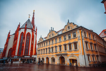 Fototapeta premium Marienkapelle (Mary's Chapel) in Wurzburg - Germany