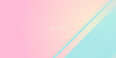 Soft blue green pink yellow abstract presentation background for presentation and social media post stories design templates