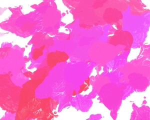 abstract background with pink paint splashes