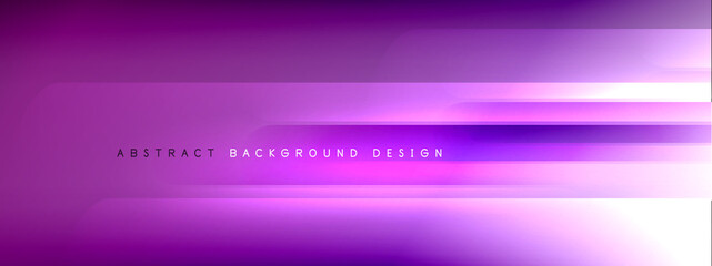 Fototapeta premium Motion concept neon shiny lines on liquid color gradients abstract backgrounds. Dynamic shadows and lights templates for text